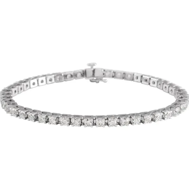 Lab-Grown Diamond Tennis Bracelet (Made-To-Order)