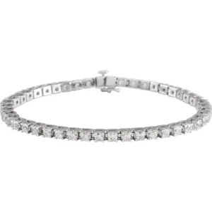 Lab-Grown Diamond Tennis Bracelet (Made-To-Order)