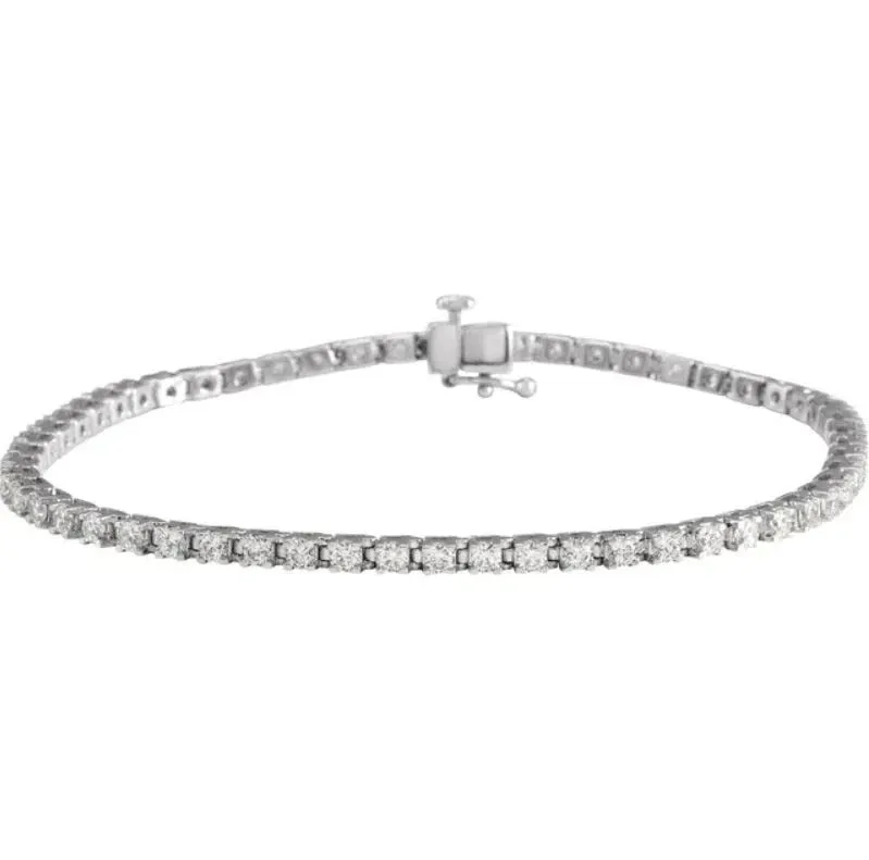Lab-Grown Diamond Tennis Bracelet (Made-To-Order)