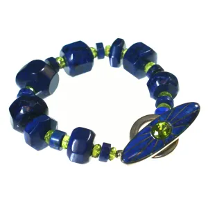 Lapis Bead Bracelet
