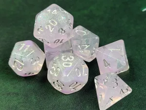 LD ARCHAIC BIRTHDAY GEMSTONE DICE JANUARY 7pc Set