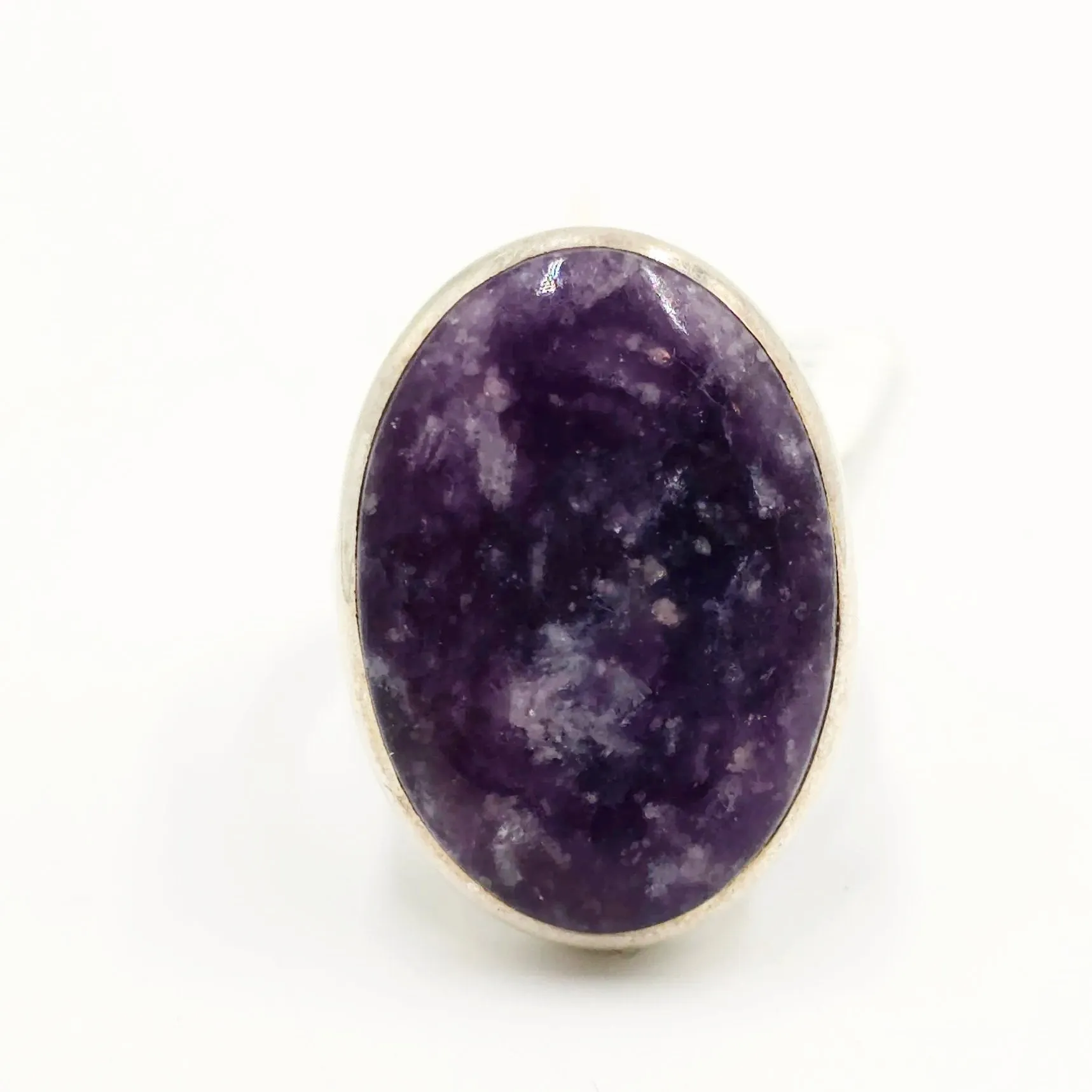 Lepidolite Ring "Orion" Sterling Silver Size 8