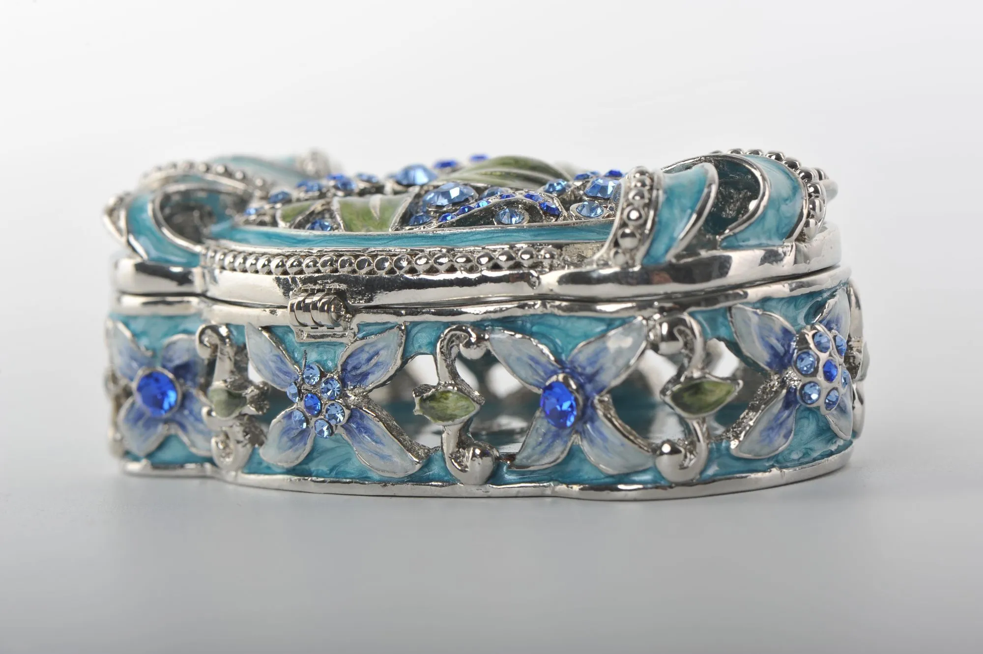 Light Blue with Flowers Box