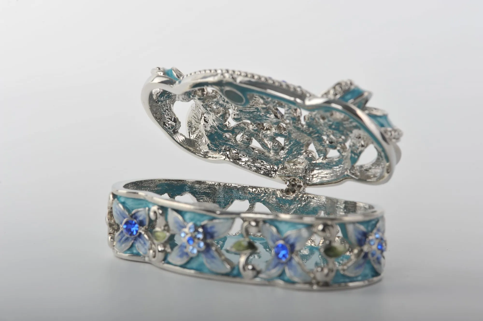 Light Blue with Flowers Box