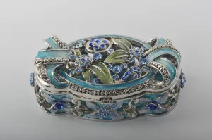 Light Blue with Flowers Box
