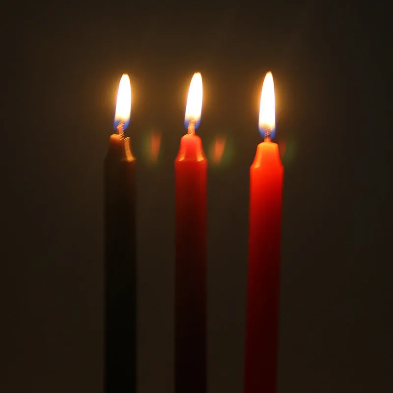 Low Temperature Candles Low Heat Romantic Wax Dripping Candles for Couples Wedding Home Decration 3 colors