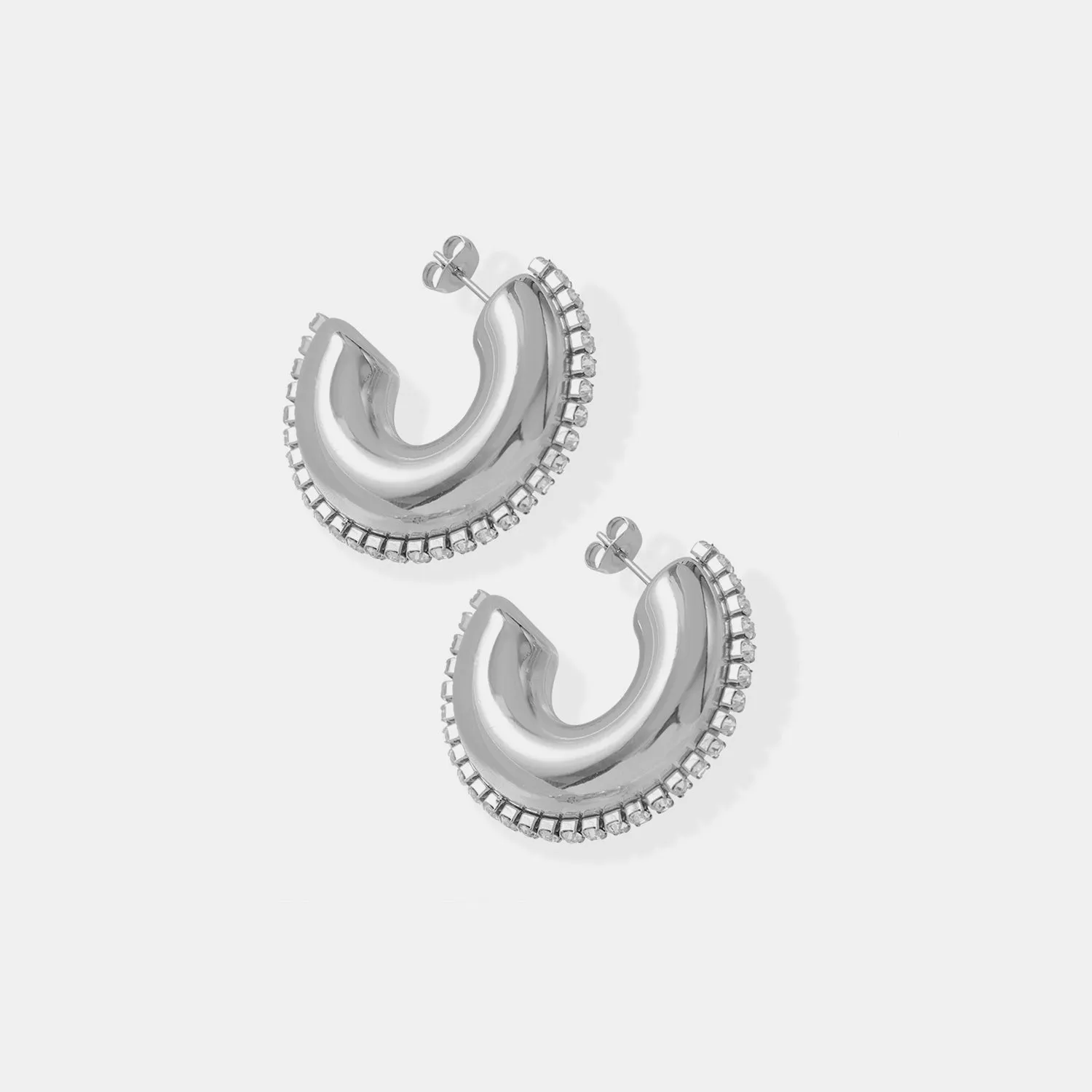 LustreLine Zircon Hoops