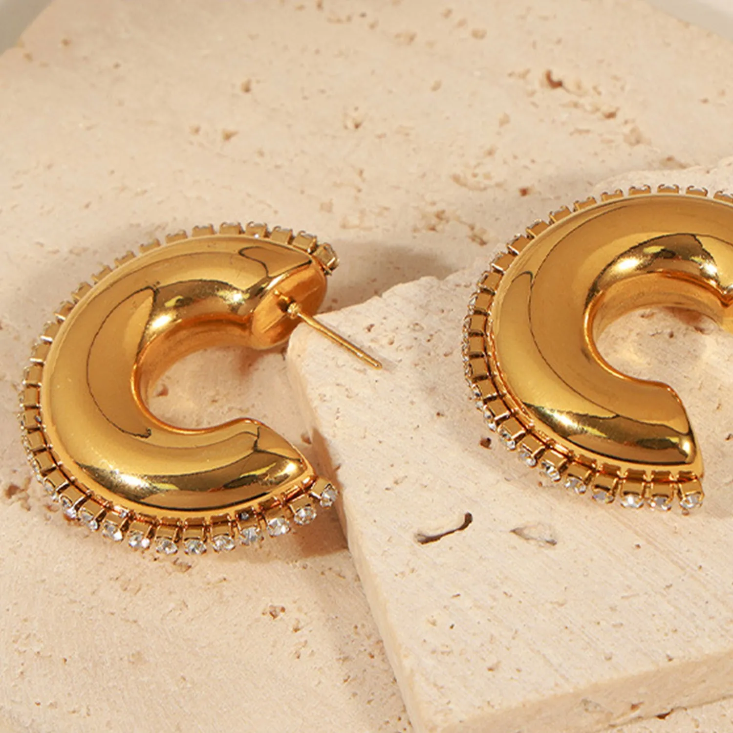 LustreLine Zircon Hoops