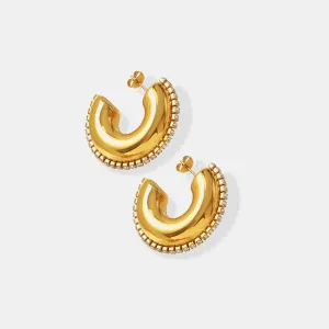 LustreLine Zircon Hoops