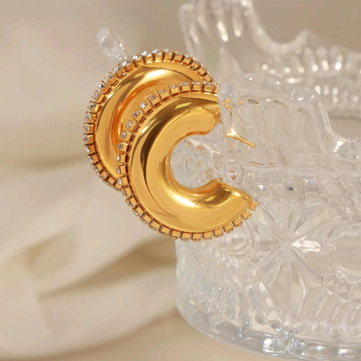 LustreLine Zircon Hoops