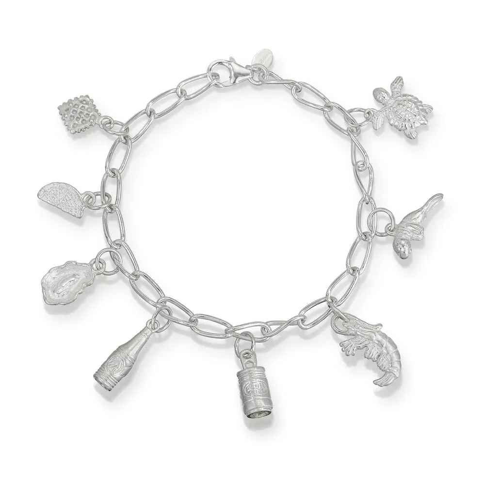 Manatee Charm in Silver