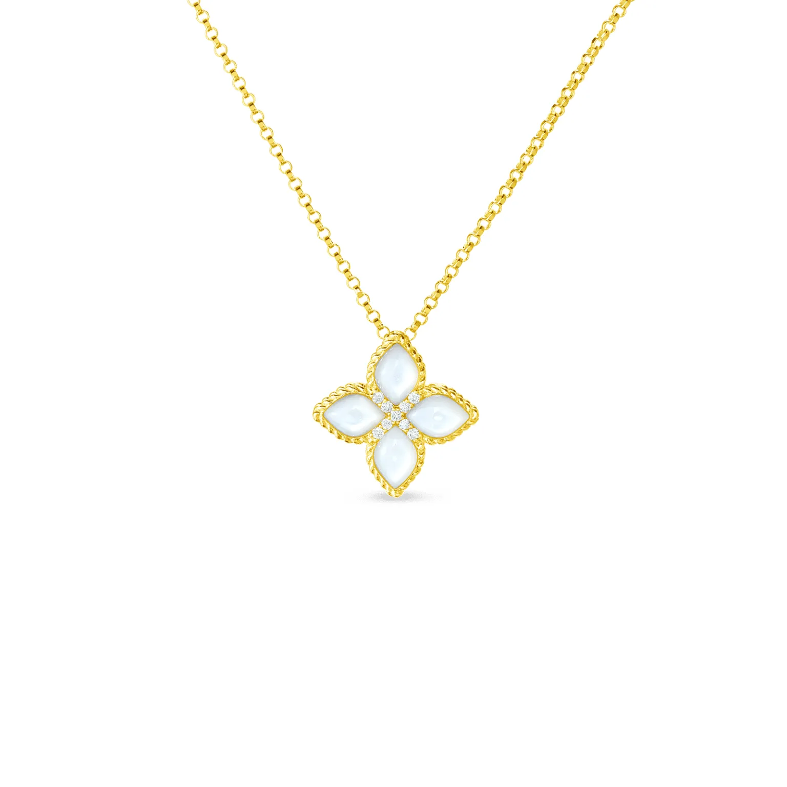 Medium Venetian Princess Pendant with Mother of Pearl