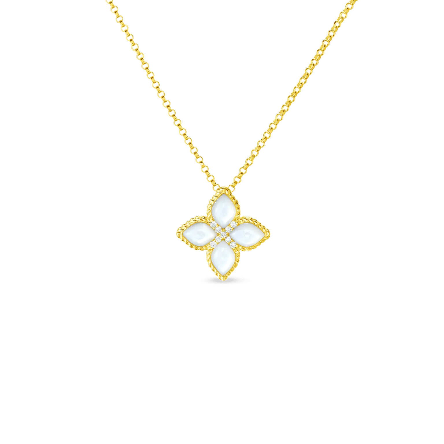 Medium Venetian Princess Pendant with Mother of Pearl
