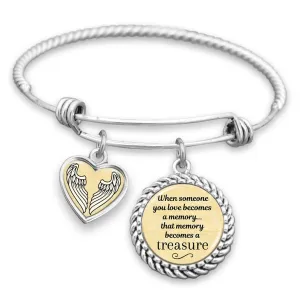 Memory Becomes A Treasure Charm Bracelet