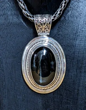 Mesmerizing Obsidian Pendant