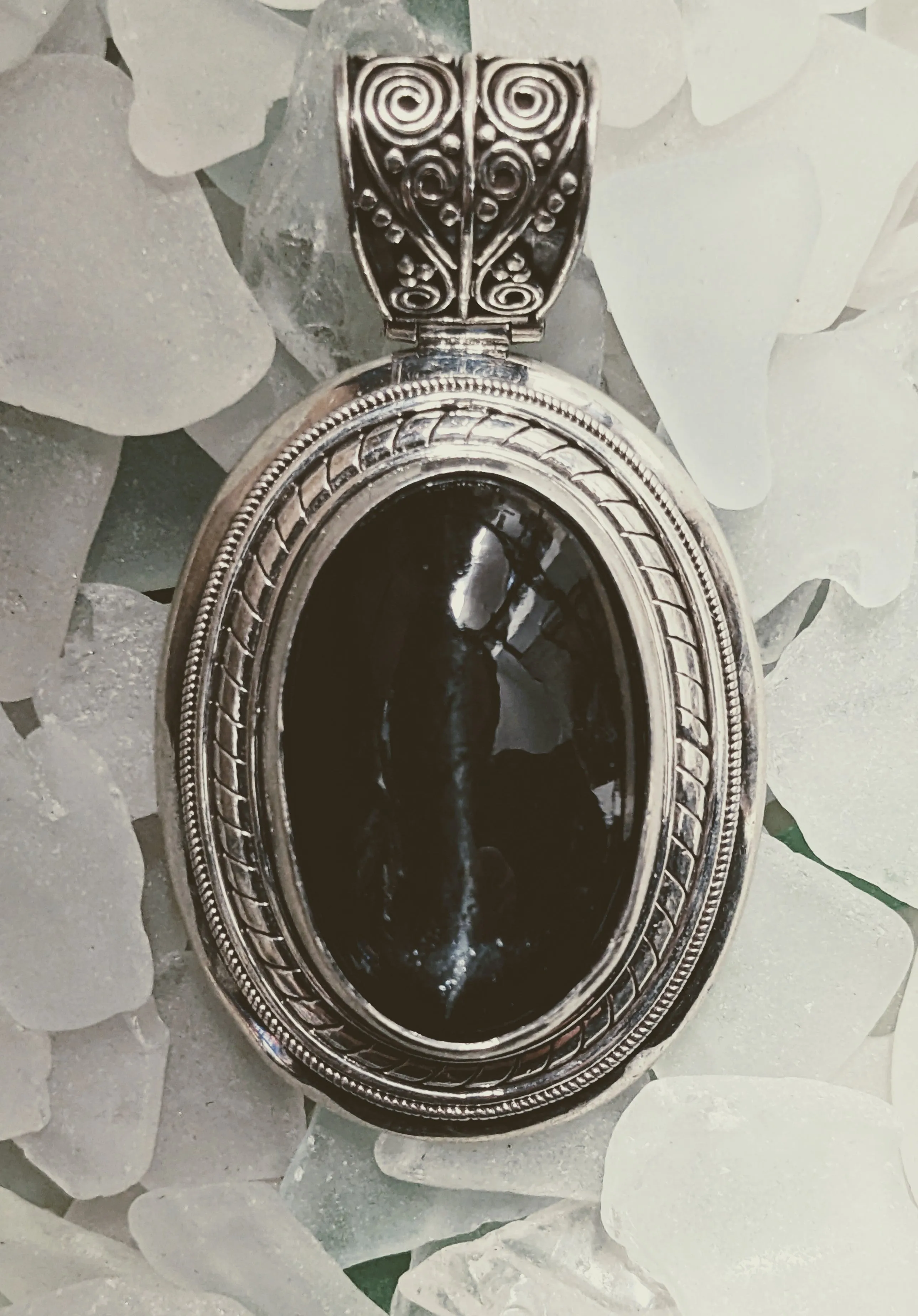 Mesmerizing Obsidian Pendant