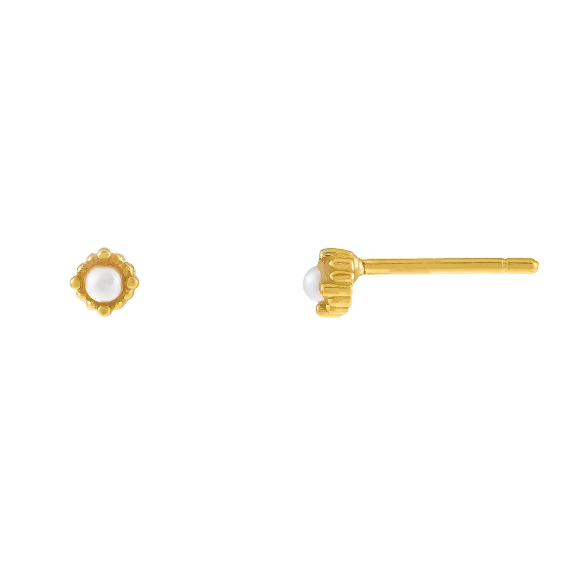 Mini Pearl Stud Earring