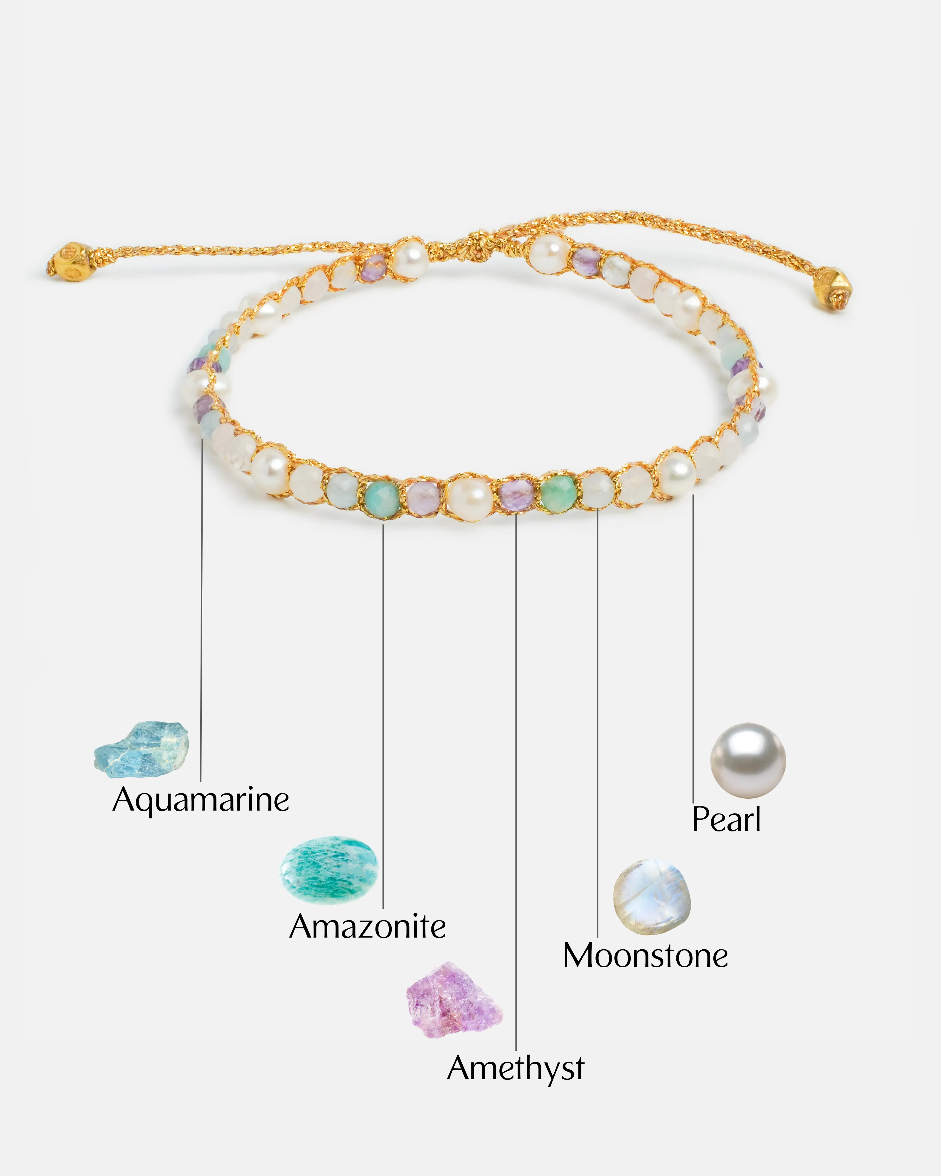 Moon Lunar Eclipse  Bracelet | Gold