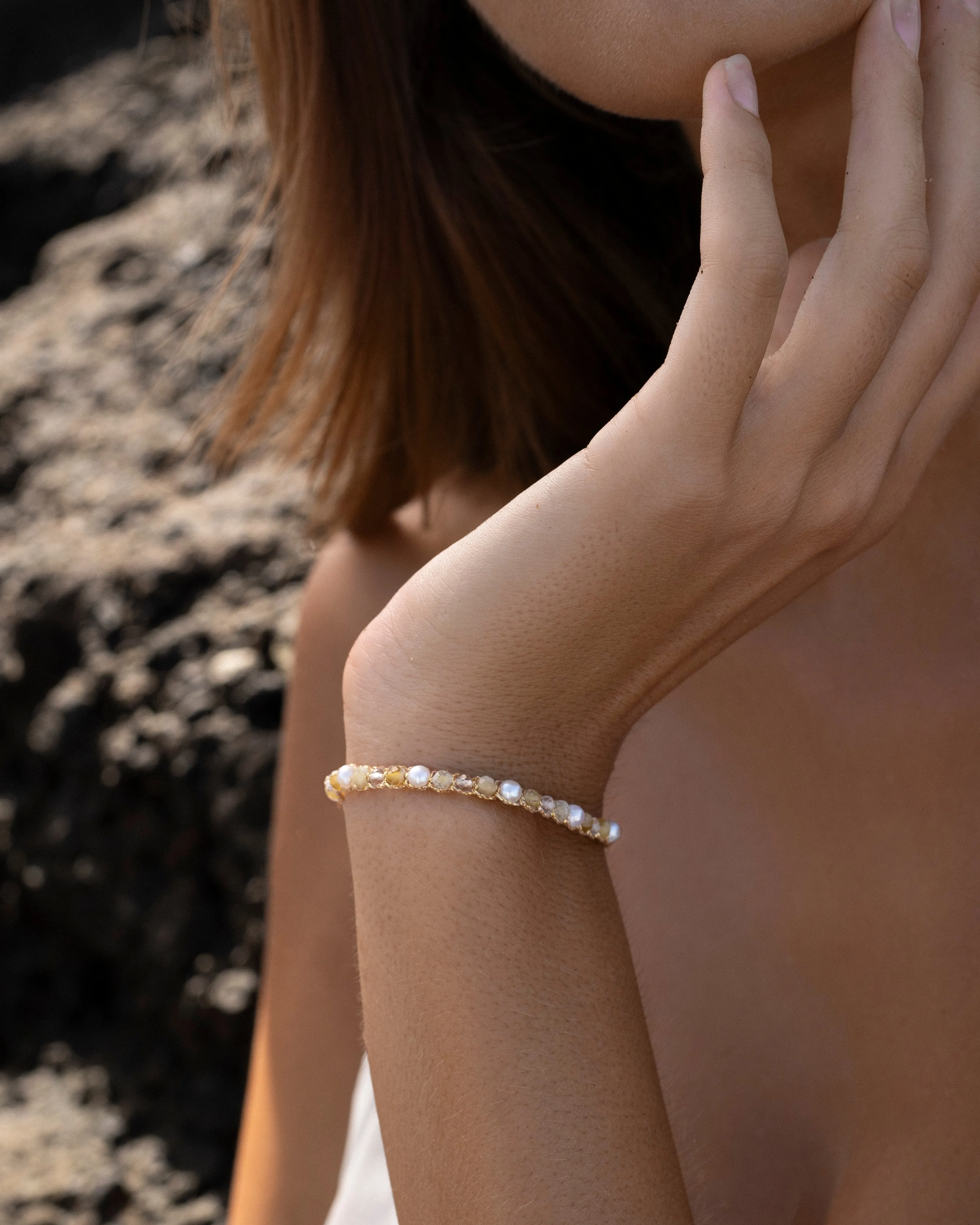 Moon Midnight Glow Bracelet | Gold