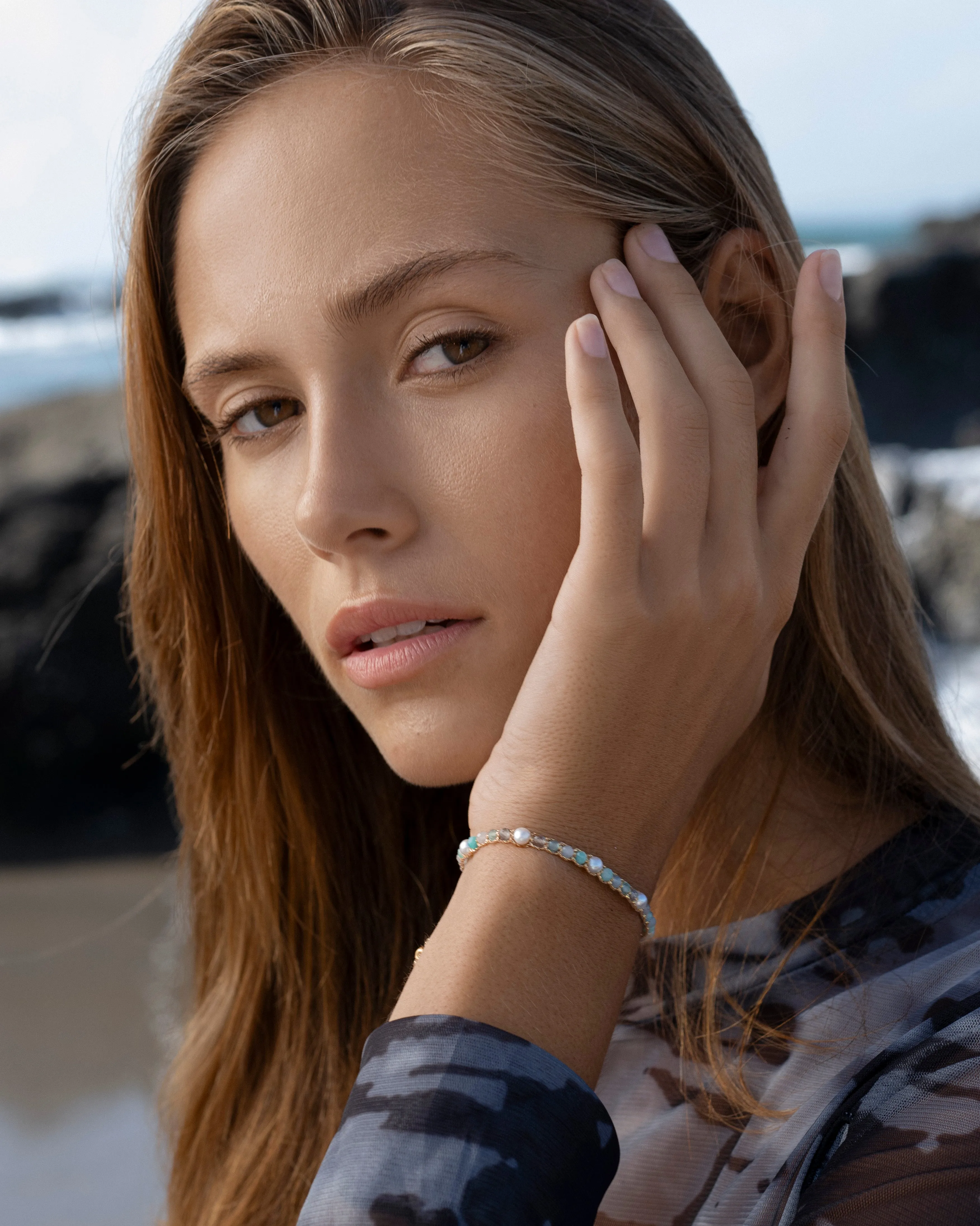 Moon Velvet Moon Bracelet | Gold