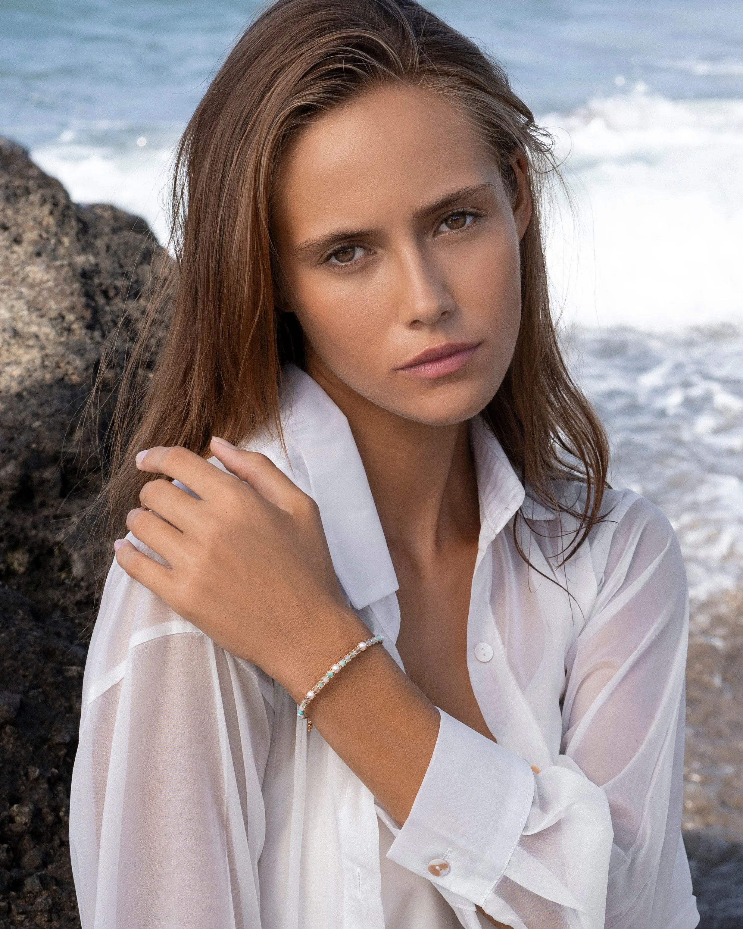 Moon Velvet Moon Bracelet | Gold