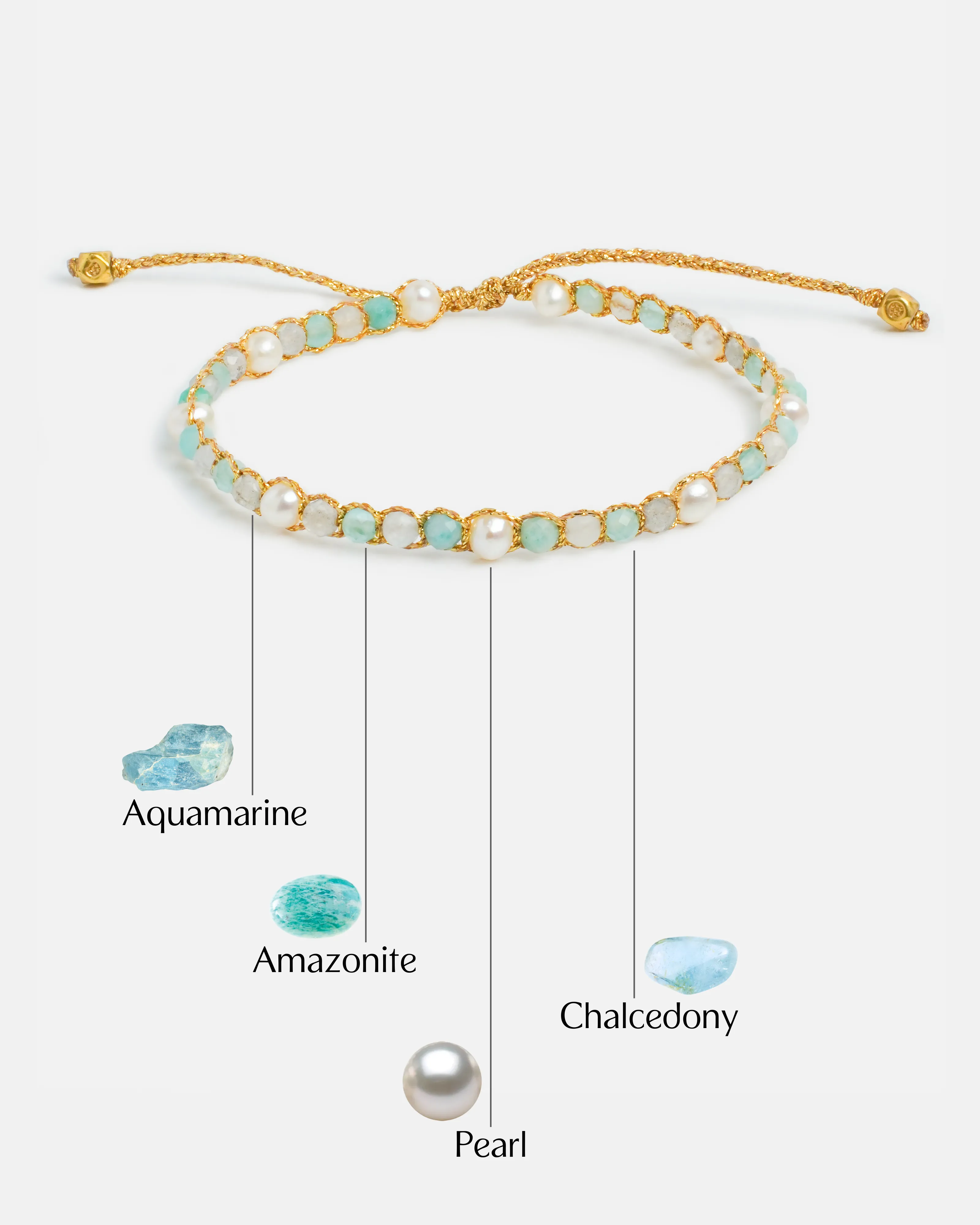Moon Velvet Moon Bracelet | Gold