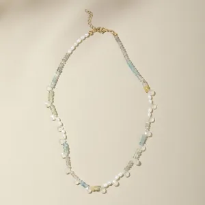 Moonflower Beaded Necklace