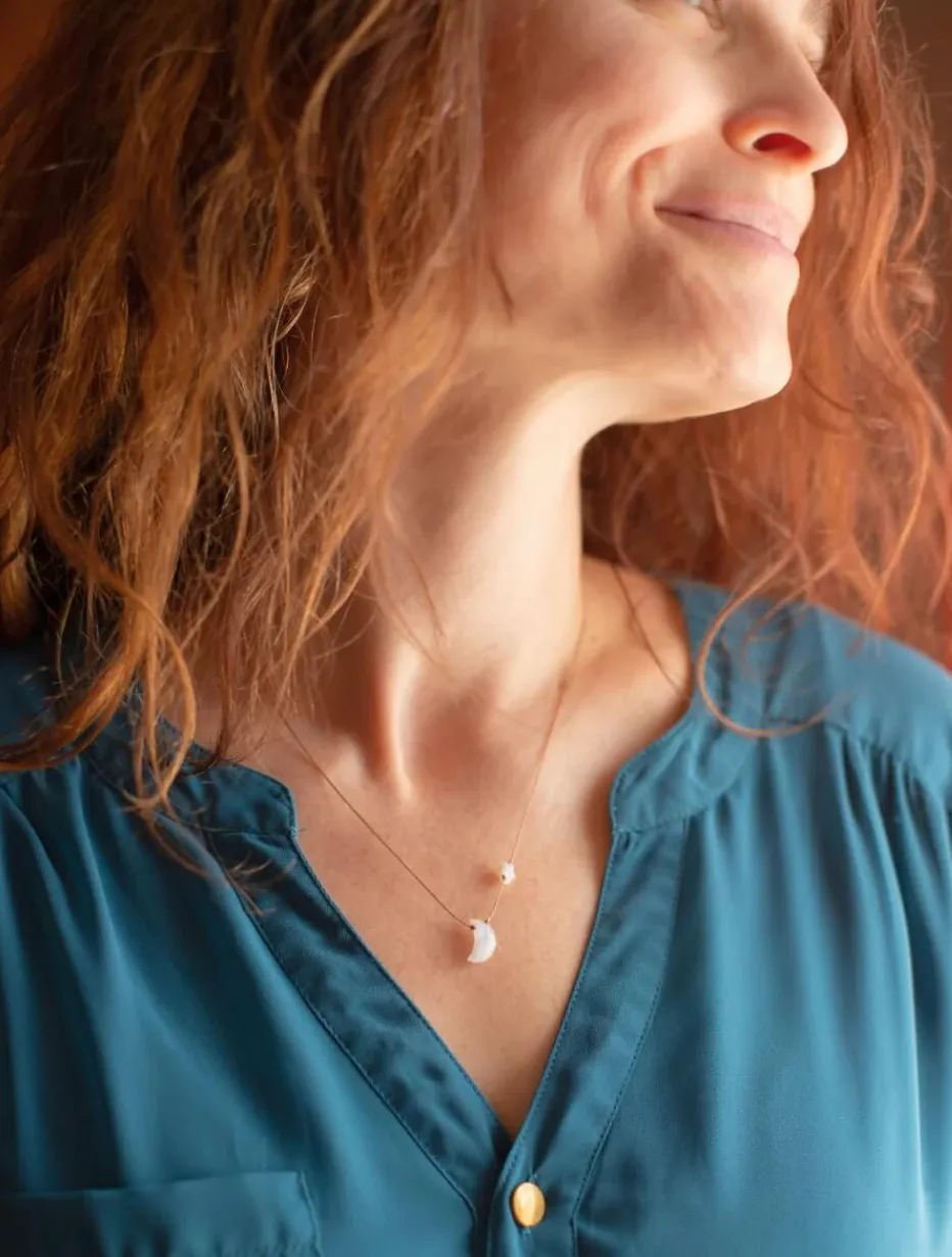 Moonstone I Love You To The Moon And Back Necklace