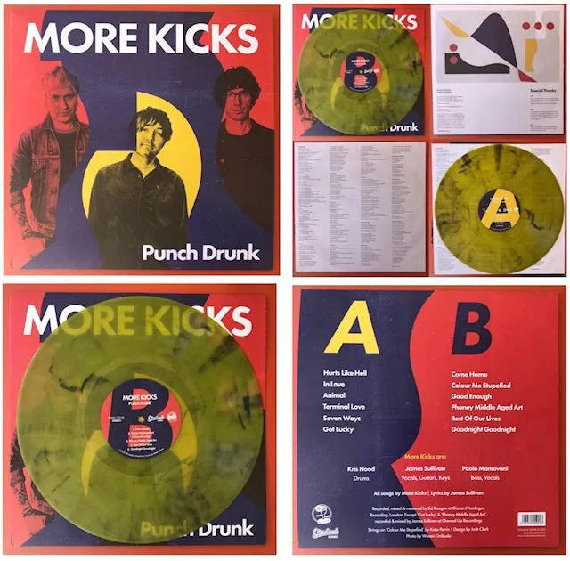 More Kicks –  Punch Drunk [GREEN NOISE EXCLUSIVE Green/Black VINYL] – New LP