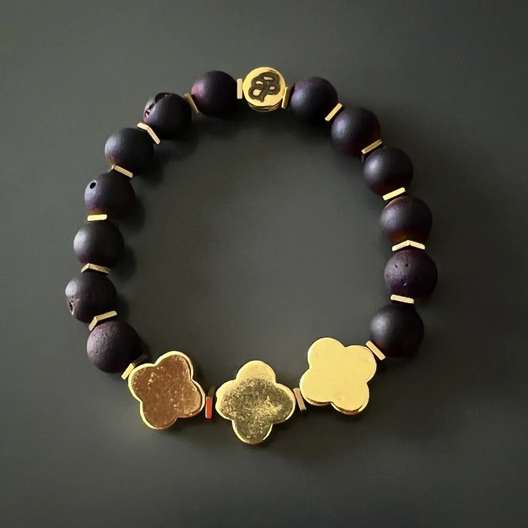 Moroccan Flower Agate Bracelet