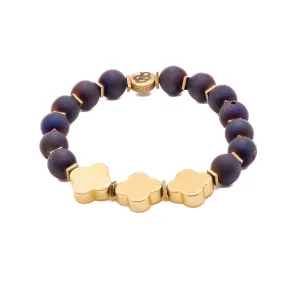 Moroccan Flower Agate Bracelet
