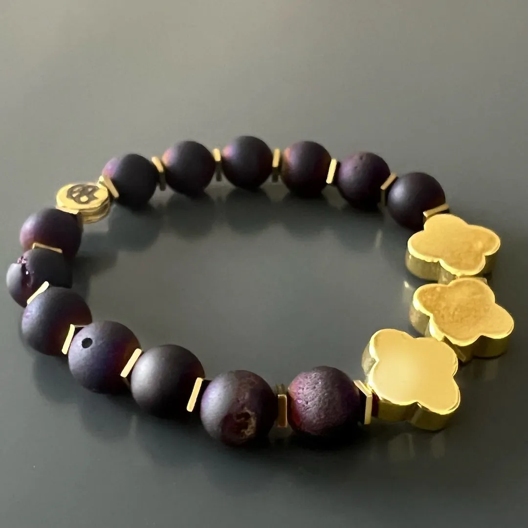 Moroccan Flower Agate Bracelet