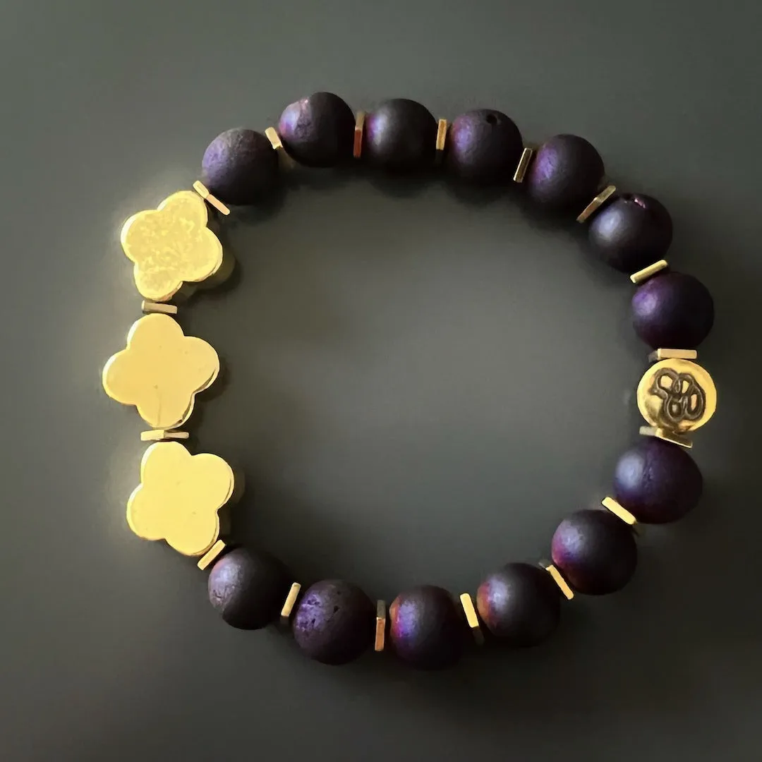 Moroccan Flower Agate Bracelet