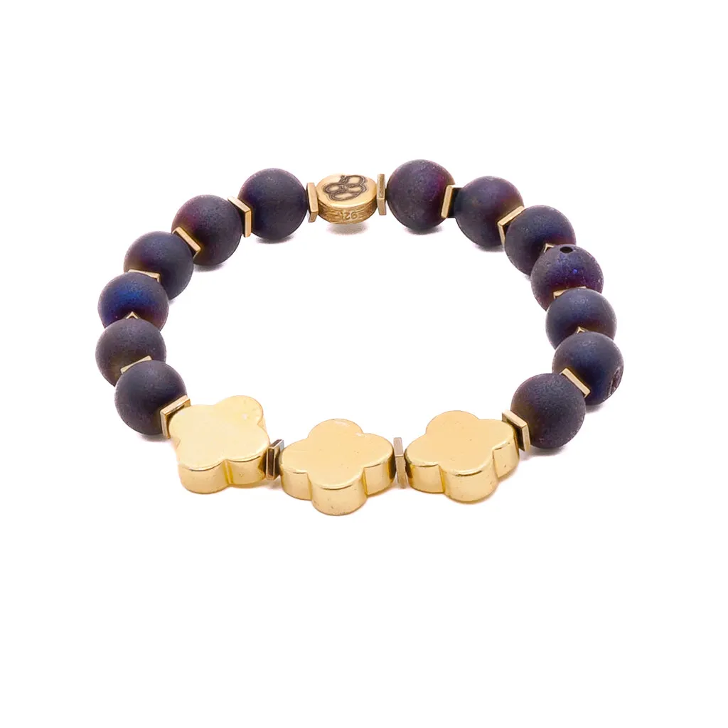Moroccan Flower Agate Bracelet