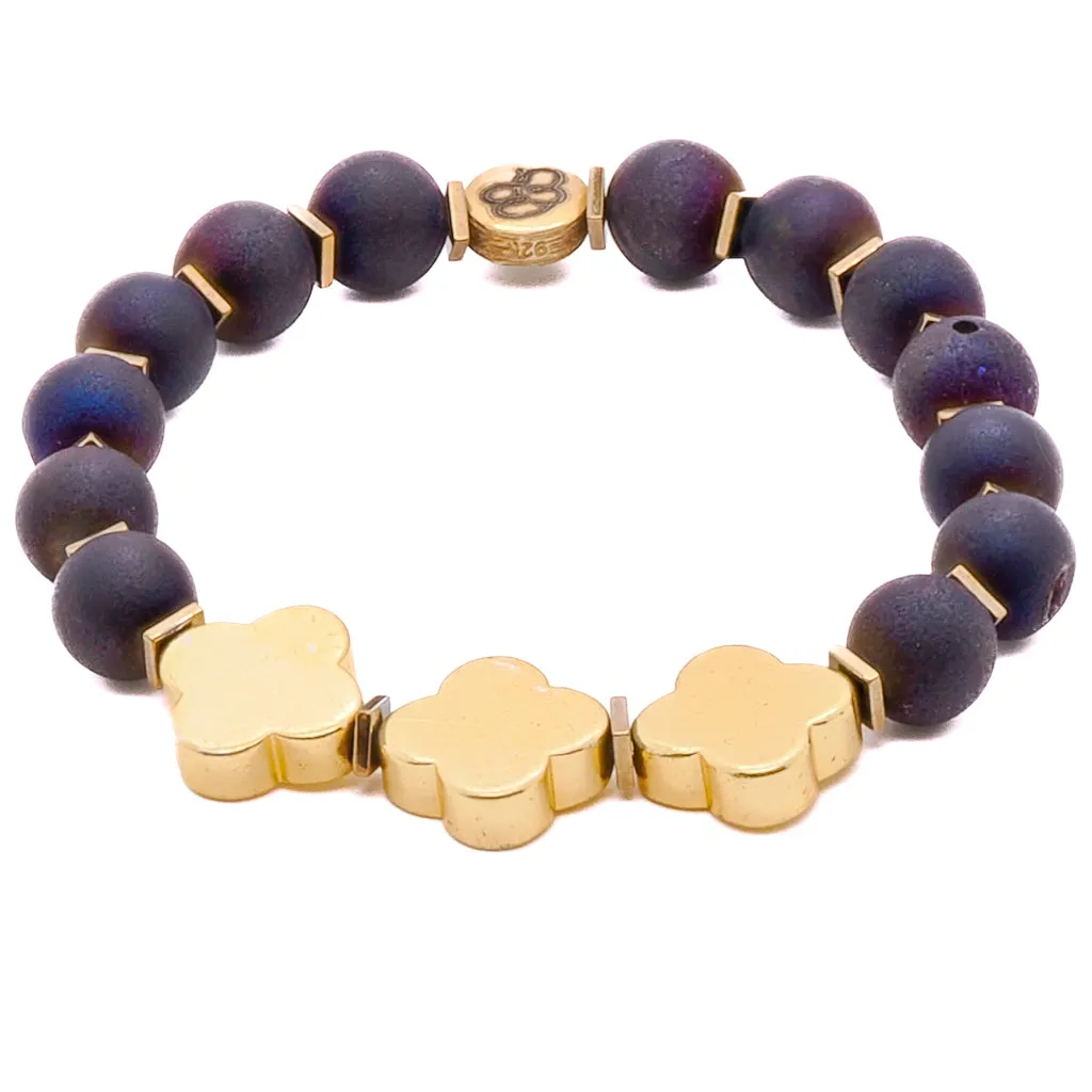 Moroccan Flower Agate Bracelet
