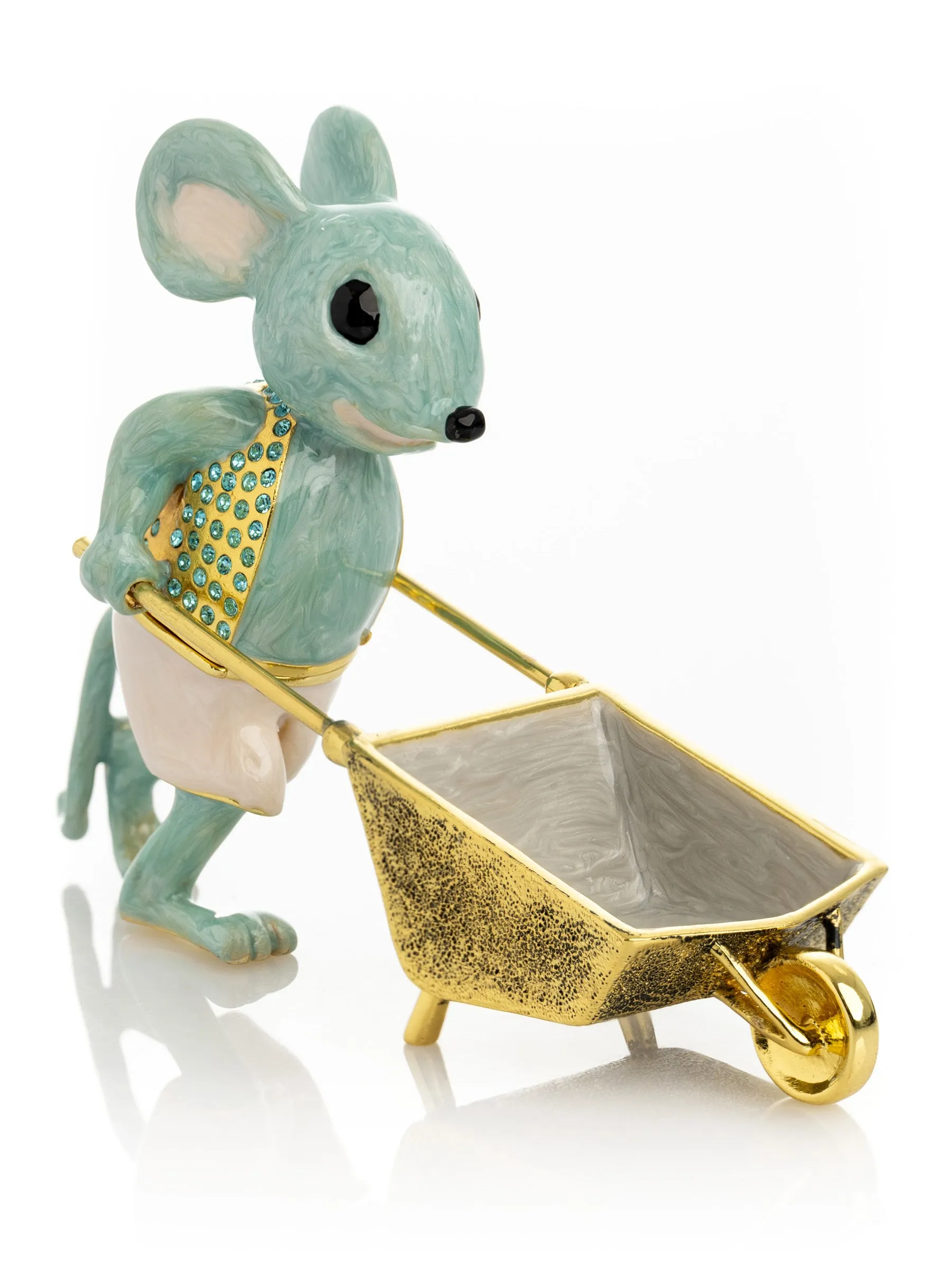 Mouse with Wheelbarrow