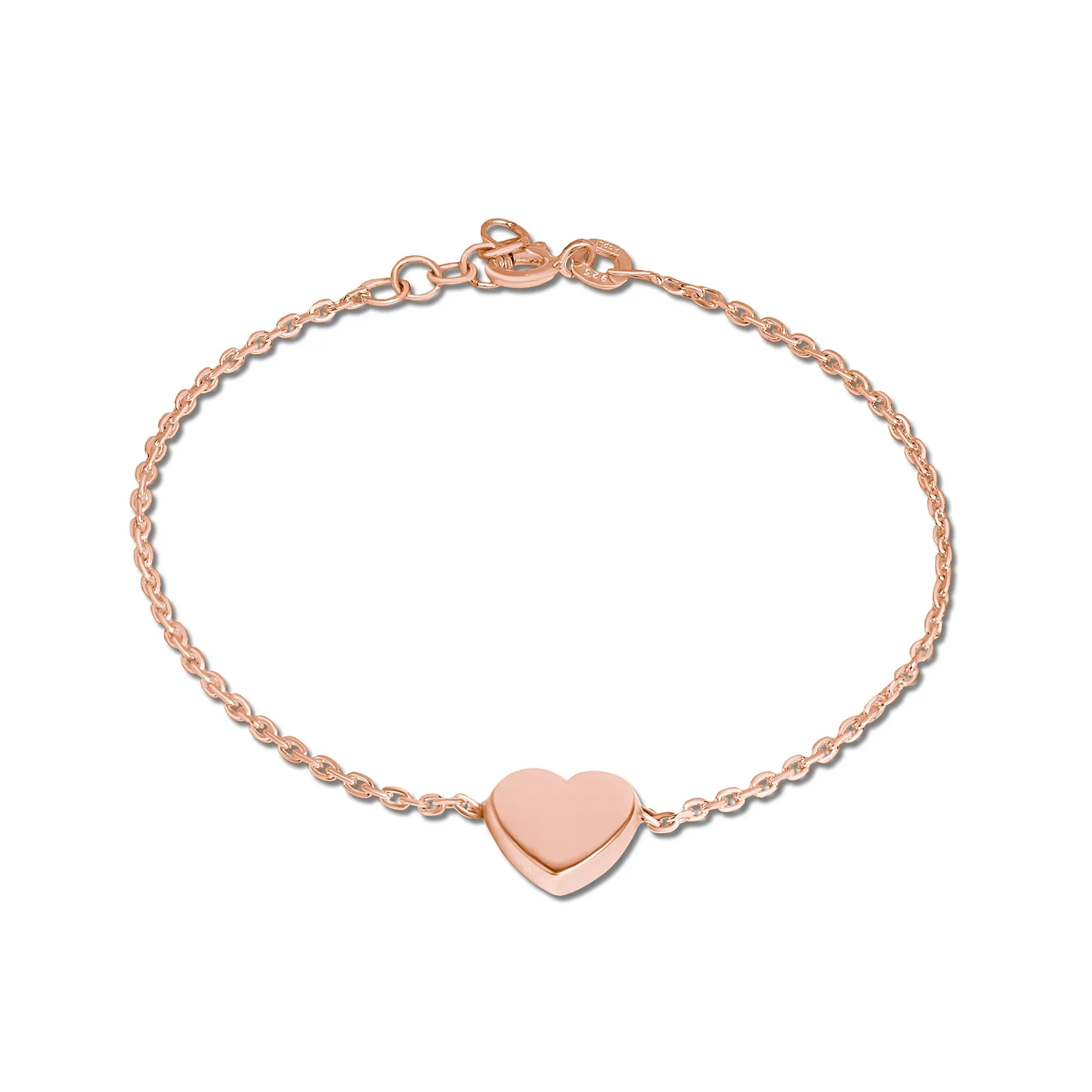 Mysha Personalized Eternal Initial Heart Pendant & Bracelet Set