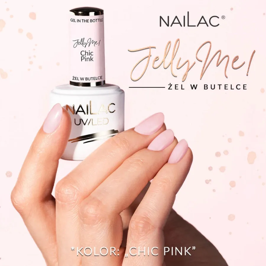 NaiLac Jelly Me! UV/LED Gel Nail Polish Chic Pink