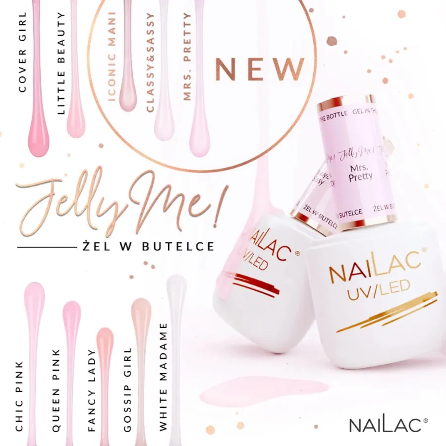 NaiLac Jelly Me! UV/LED Gel Nail Polish Gossip Girl