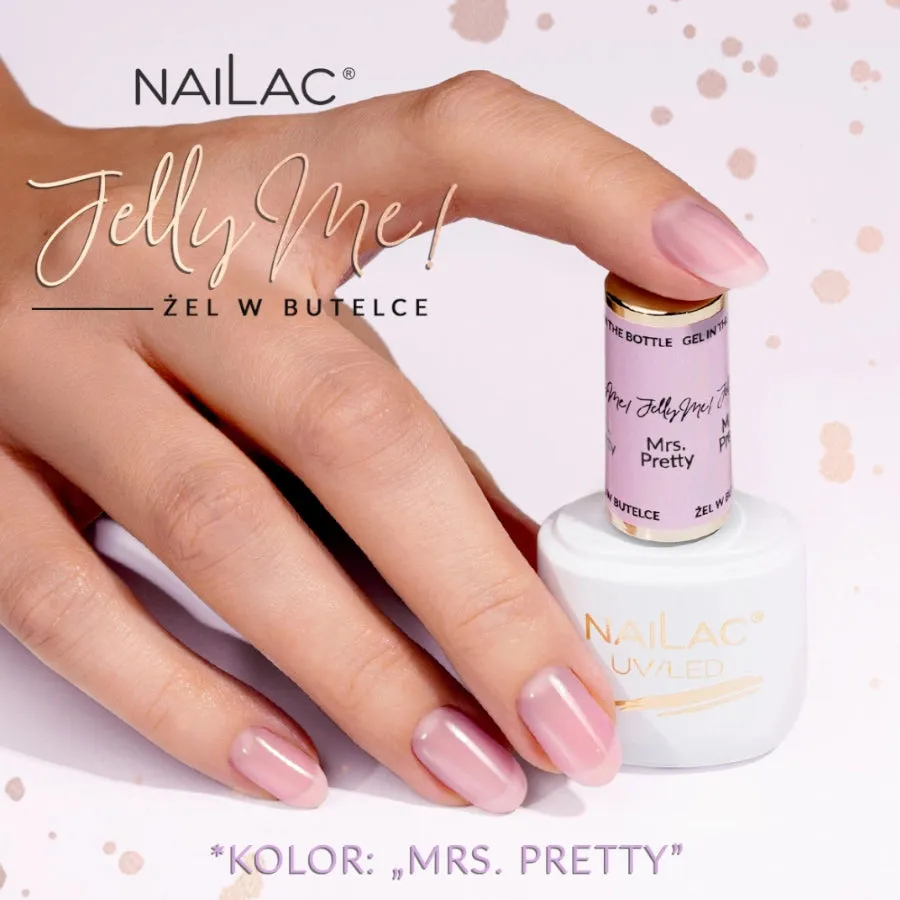 NaiLac Jelly Me! UV/LED Gel Nail Polish Mrs. Pretty