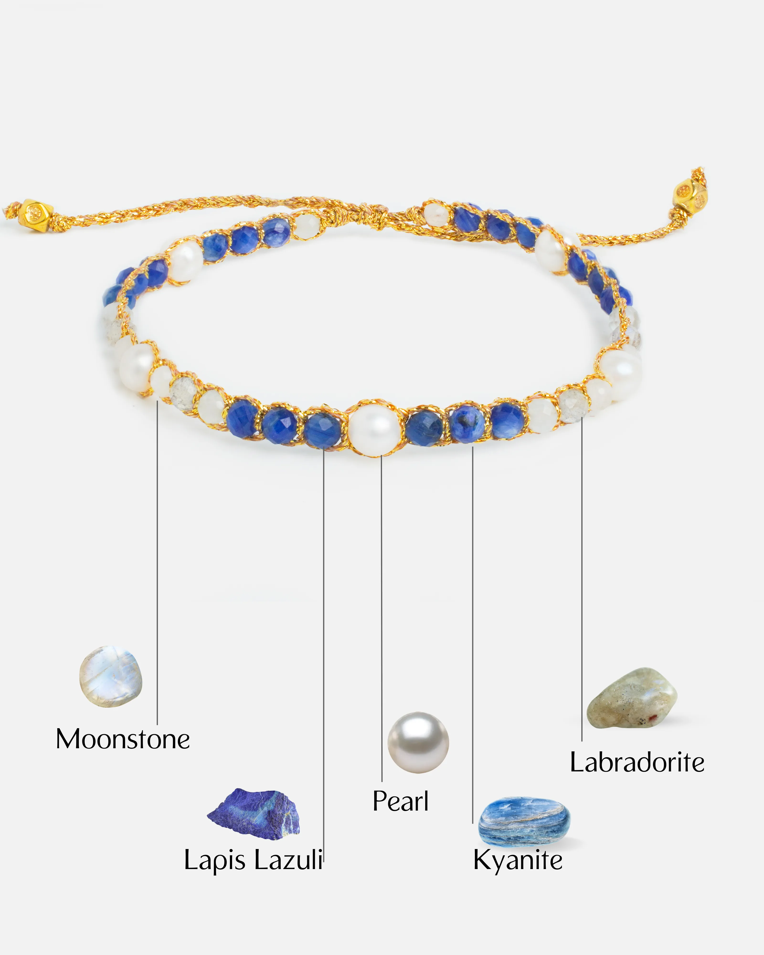 Neptunus Azure Abyss Bracelet | Gold