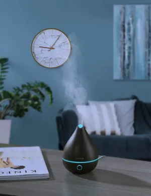 New in box! VicTsing Essential Oil Diffuser, 130ml Mini Portable Aromatherapy Ultrasonic Cool Mist Humidifier with 4-in-1 Button Control, Sleep Mode, Auto-Off, 8-Color Night Light-Black