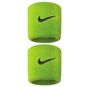 Nike Swoosh Wristbands 2 Pack - Atomic Green/Black