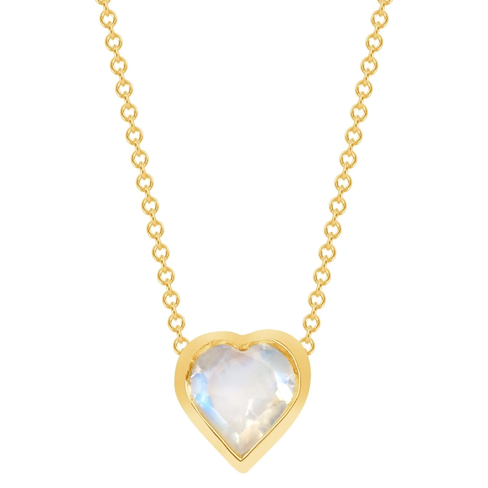 One of a Kind Moonstone Heart
