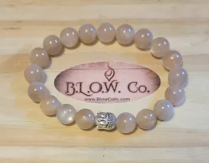 Orange Moonstone 10mm Custom Bracelet