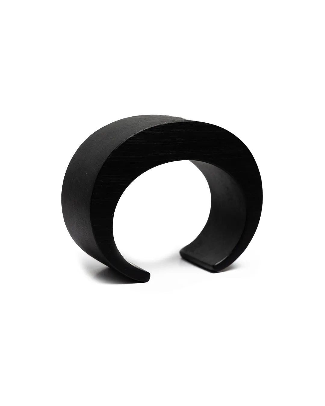 Parts of Four Crescent Bracelet (30mm, KU) Black Wood