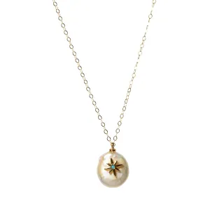 Pearl & Star Necklace