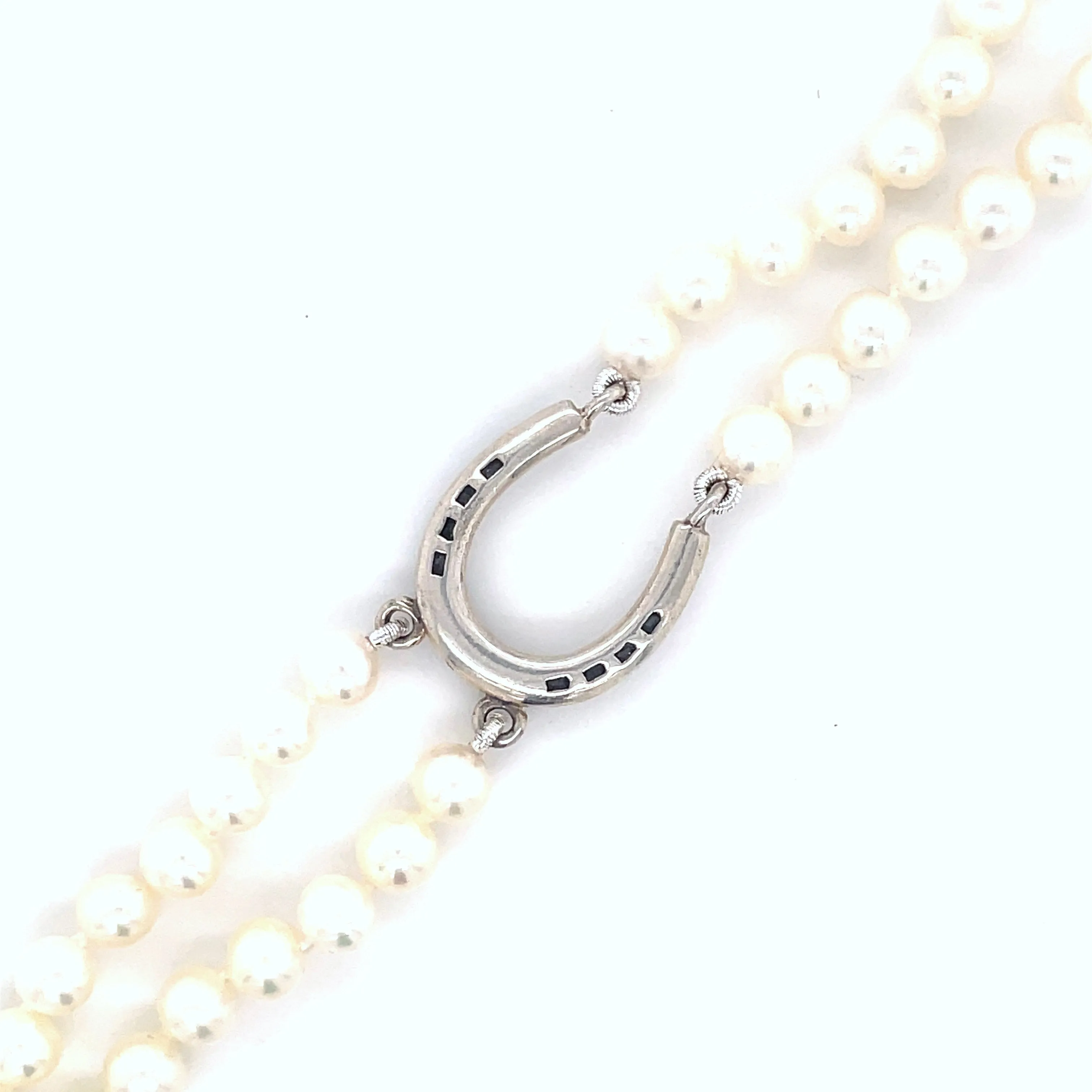 Pearl and Horseshoe Bracelet
