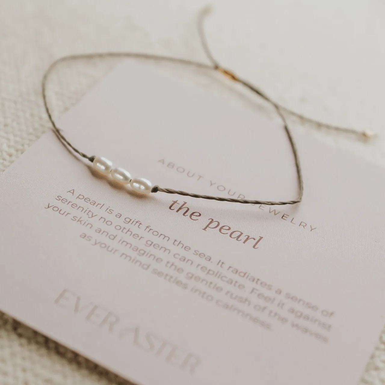 Pearl Cord Bracelet