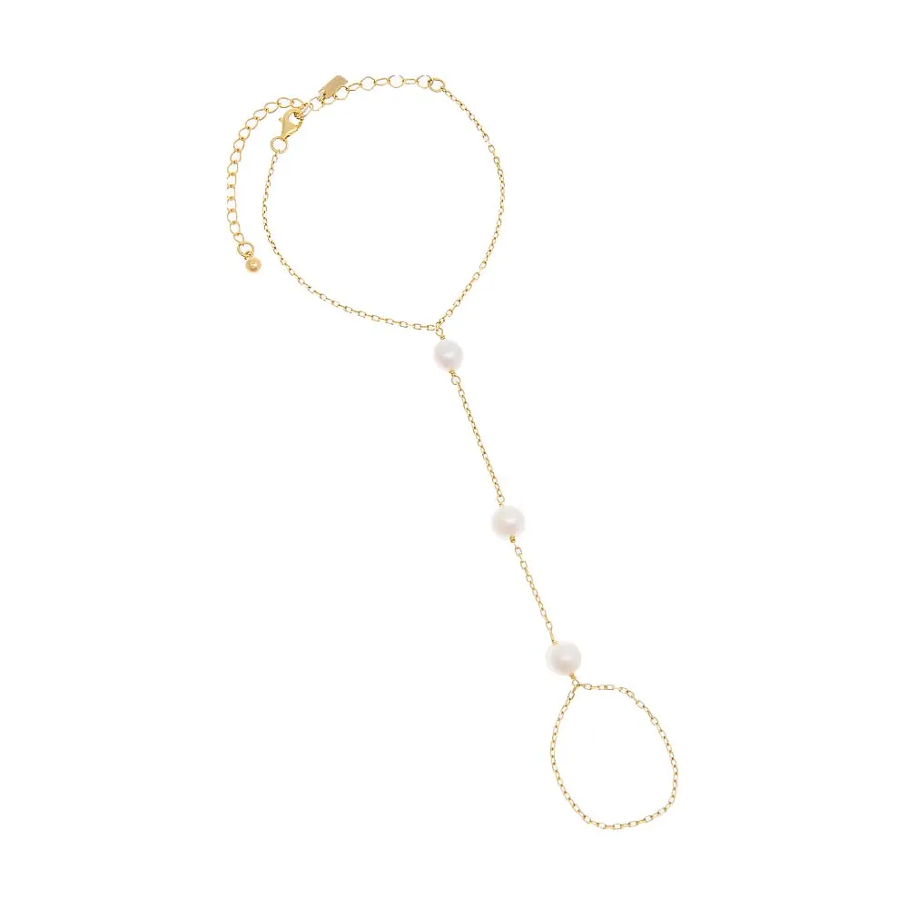 Pearl Handchain Bracelet